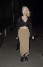 VICTORIA CLAY Arrives at No7 Launch Party at The Ghurkin in London 04/10/2024