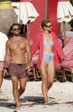 VOGUE WILLIAMS in Bikini on Vacation in St Barts 04/14/2024