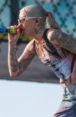 YOUNG MIKO Performs at Coachella Stage at Coachella Valley Music and Arts Festival in Indio 04/12/2024