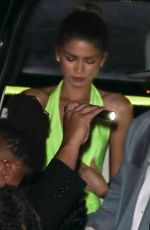 ZENDAYA Arrives at Challengers Premiere Afterparty at Funke in Beverly Hills 04/16/2024