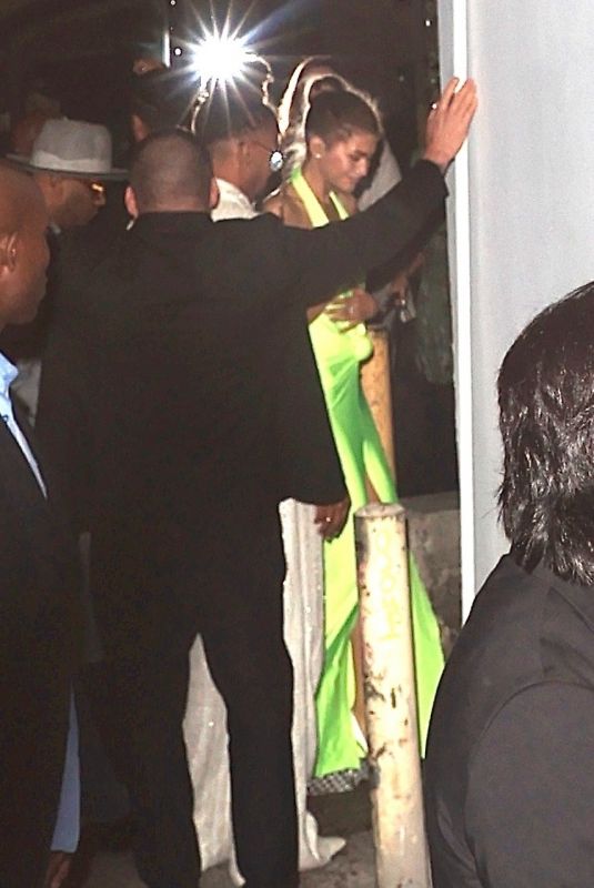 ZENDAYA Arrives at Challengers Premiere Afterparty at Funke in Beverly Hills 04/16/2024
