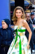 ZENDAYA Arrives at Good Morning America in New York 04/23/2024