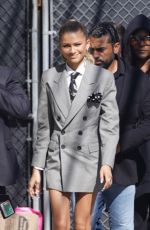 ZENDAYA Arrives at Jimmy Kimmel Live! in Los Angeles 04/18/2024