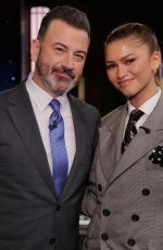 ZENDAYA at Jimmy Kimmel Live 04/18/2024