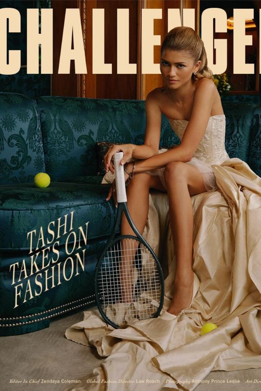 ZENDAYA in Challengers Magazine, April 2024
