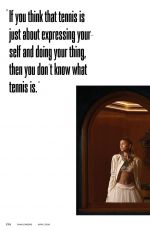 ZENDAYA in Challengers Magazine, April 2024