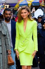 ZENDAYA Leaves Good Morning America in New York 04/23/2024