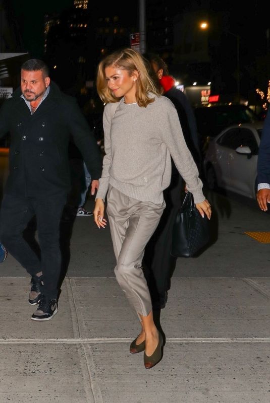 ZENDAYA Out for Dinner at Mamo 04/23/2024
