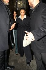 ZOE KRAVITZ Leaves SNL Dinner Party at Zuma in New York 04/01/2024
