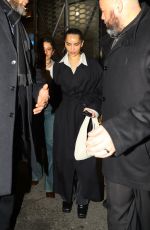 ZOE KRAVITZ Leaves SNL Dinner Party at Zuma in New York 04/01/2024