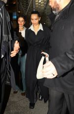 ZOE KRAVITZ Leaves SNL Dinner Party at Zuma in New York 04/01/2024