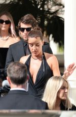 ADELE EXARCHOPOULOS Leaves Hotel Martinez in Cannes 05/23/2024