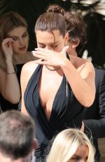 ADELE EXARCHOPOULOS Leaves Hotel Martinez in Cannes 05/23/2024