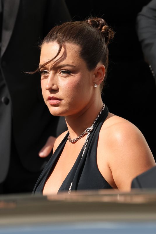 ADELE EXARCHOPOULOS Leaves Hotel Martinez in Cannes 05/23/2024