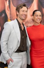 ADRIA ARJONA at Hit Man Premiere and Glen Powell