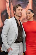 ADRIA ARJONA at Hit Man Premiere and Glen Powell