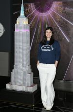 ALEXANDRA DADDARIO Lighting Up Empire State Building in Honor of Children