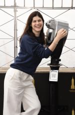 ALEXANDRA DADDARIO Lighting Up Empire State Building in Honor of Children