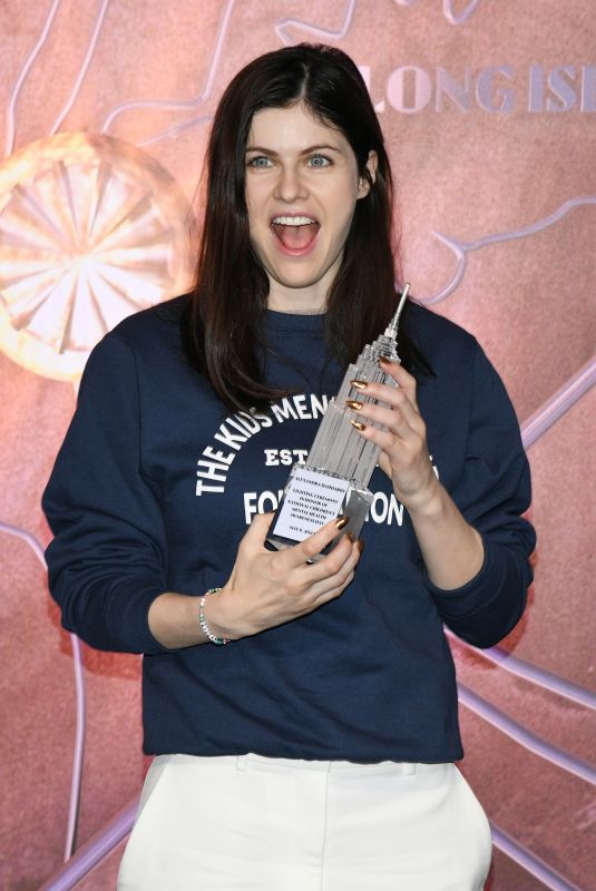 ALEXANDRA DADDARIO Lighting Up Empire State Building in Honor of Children