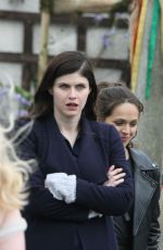 ALEXANDRA DADDARIO on the Set of Mayfair Witches Season 2 in Ireland 05/23/2024