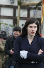 ALEXANDRA DADDARIO on the Set of Mayfair Witches Season 2 in Ireland 05/23/2024