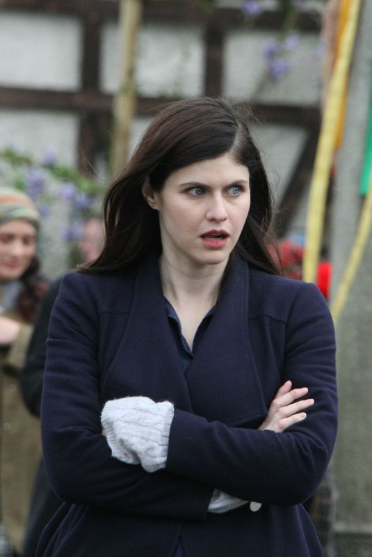 ALEXANDRA DADDARIO on the Set of Mayfair Witches Season 2 in Ireland 05/23/2024