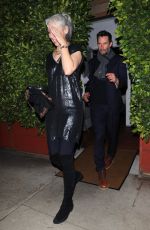 ALEXANDRA GRANT and Keanu Reeves Leaves Giorgio Baldi in Santa Monica 05/25/2024
