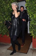 ALEXANDRA GRANT and Keanu Reeves Leaves Giorgio Baldi in Santa Monica 05/25/2024