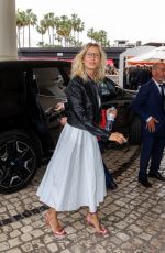 ALEXANDRA LAMY Leaves Hotel Martinez in Cannes 05/15/2024
