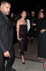 ALIA BHATT Arrives at Gucci Cruise 2025 Fashion Show in London 05/13/2024
