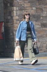 ALISON BRIE Out Shopping for Grocery shopping at Gelson