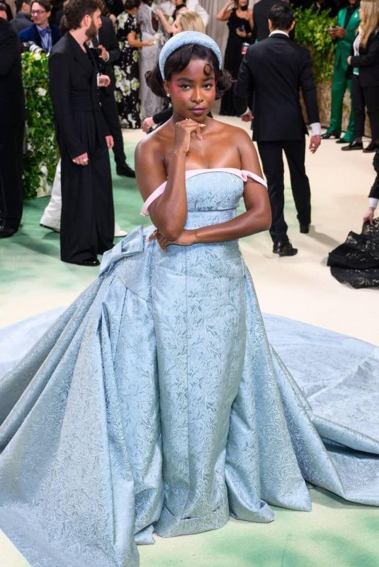 AMANDA GORMAN at Met Gala Celebrating Sleeping Beauties: Reawakening Fashion in New York 05/06/2024
