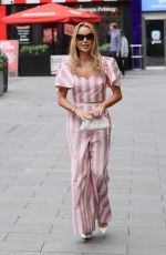 AMANDA HOLDEN Leaves Heart Breakfast Studios in London 05/14/2024