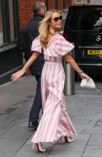 AMANDA HOLDEN Leaves Heart Breakfast Studios in London 05/14/2024