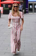 AMANDA HOLDEN Leaves Heart Breakfast Studios in London 05/14/2024