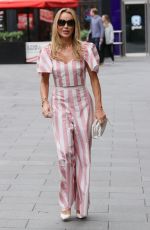AMANDA HOLDEN Leaves Heart Breakfast Studios in London 05/14/2024