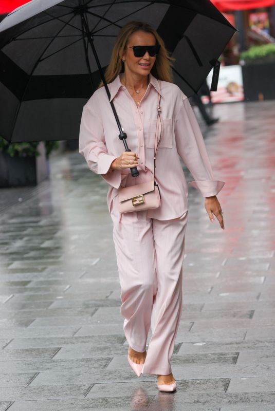 AMANDA HOLDEN Leaves Heart Radio in London 05/22/2024