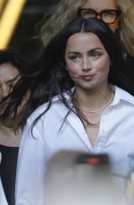 ANA DE ARMAS Out for Dinner in Barcelona 05/22/2024