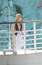 ANJA RUBIK in Swimsuit at Hotel du Cap Eden Roc in Cannes 05/22/2024