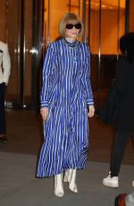 ANNA WINTOUR Leaves Ralph Lauren Fashion Show in New York 04/29/2024