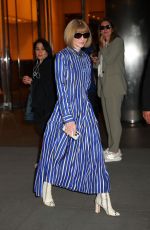 ANNA WINTOUR Leaves Ralph Lauren Fashion Show in New York 04/29/2024
