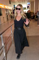 ANNABELLE WALLIS Arrives at Nice Airport 05/20/2024