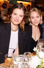 ANNASOPHIA ROBB at Sezane & Laura Brown Host a Dinner for DEMAIN in New York 05/16/2024