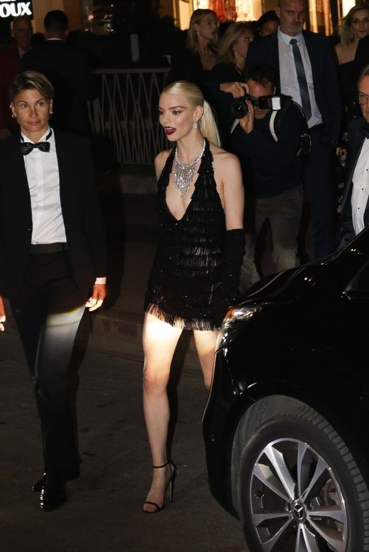 ANYA TAYLOR-JOY Arrives at Furiosa: A Mad Max Saga Afterparty in Cannes 05/15/2024