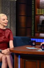 ANYA TAYLOR-JOY at Late Show with Stephen Colbert 05/22/2024