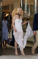 ANYA TAYLOR-JOY Leaves a Hotel in Cannes 05/14/2024
