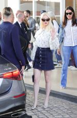 ANYA TAYLOR-JOY Leaves Hotel Martinez in Cannes 05/13/2024