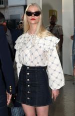 ANYA TAYLOR-JOY Leaves Hotel Martinez in Cannes 05/13/2024