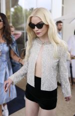 ANYA TAYLOR-JOY Leaves Martinez Hotel at 77th Cannes Film Festival 05/15/2024