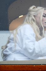 ANYA TAYLOR-JOY Rrelaxing at Her Hotel in Sydney 05/02/2024